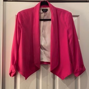 Bebe Hot Pink Blazer
